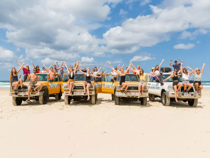K'gari: 3-Tage-Tag-along-Safari ab Noosa oder Rainbow Beach