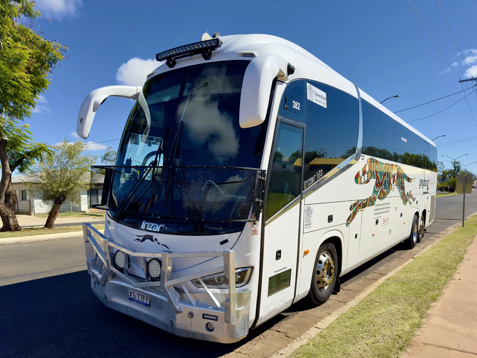 Ein Bus von Greyhound Australia