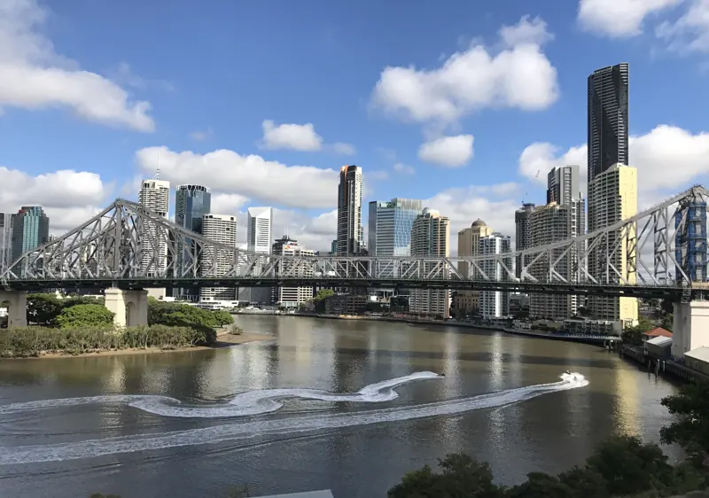 Story Bridge und die Skyline von Brisbane