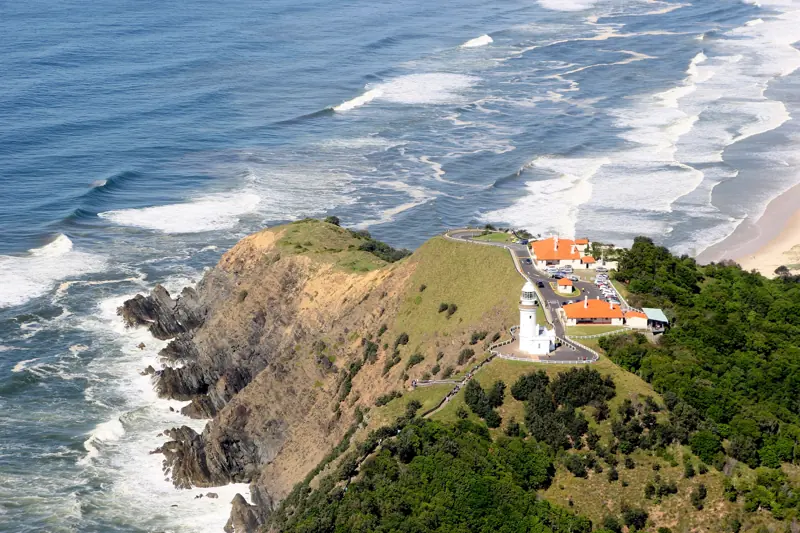 Cape Byron aus der Luft