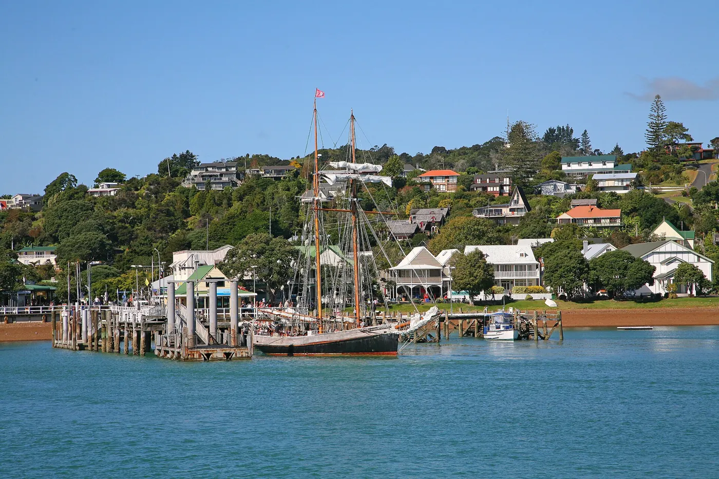 Uferpromenade von Russell in der Bay of Islands
