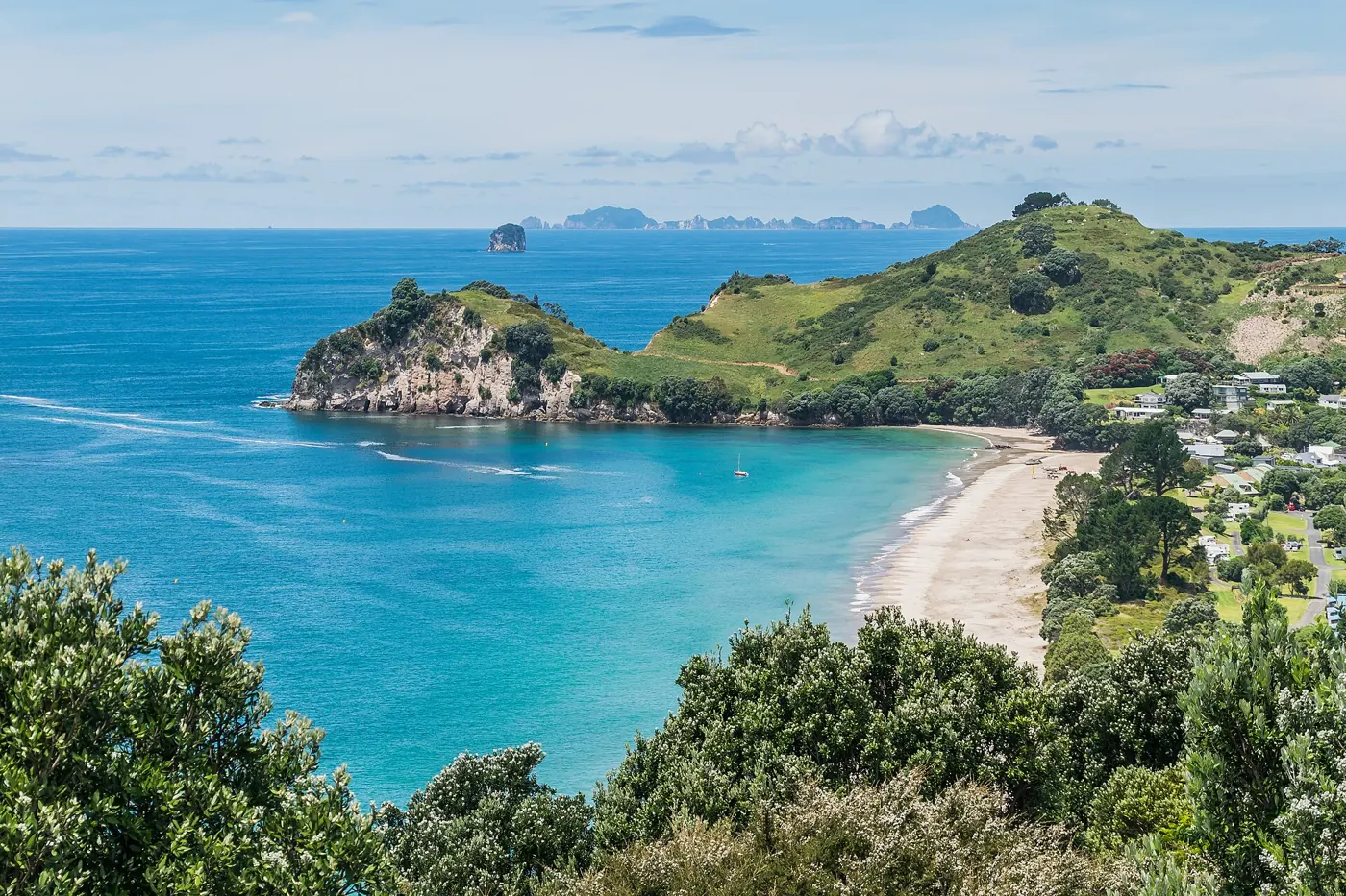 Hahei Beach auf der Coromandel-Halbinsel