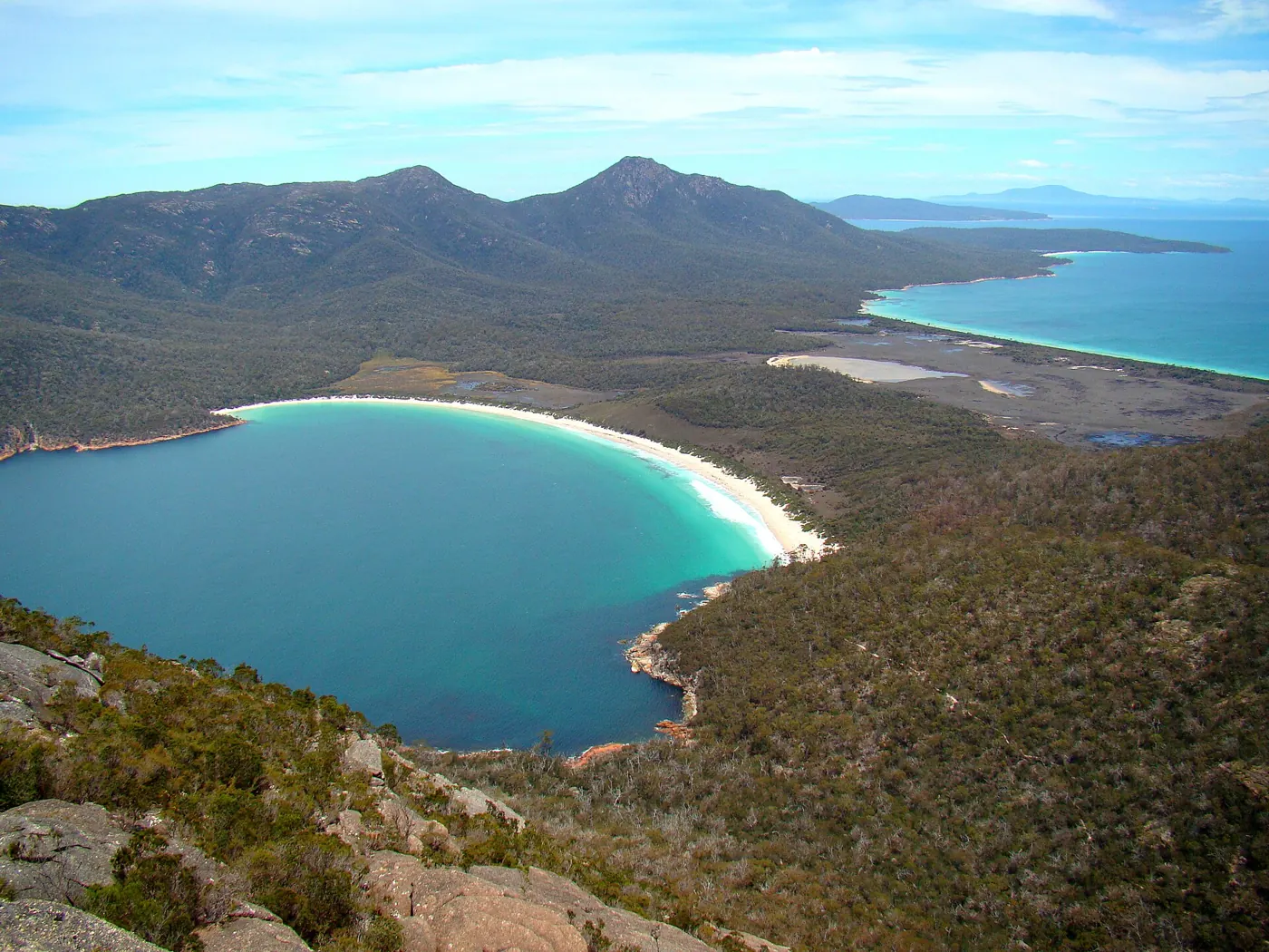 Wineglass Bay vom Aussichtspunkt, Freycinet National Park