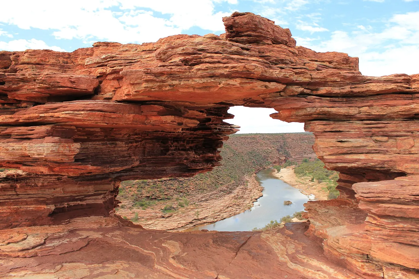 Nature's Window über der Schlucht des Murchison River, Kalbarri