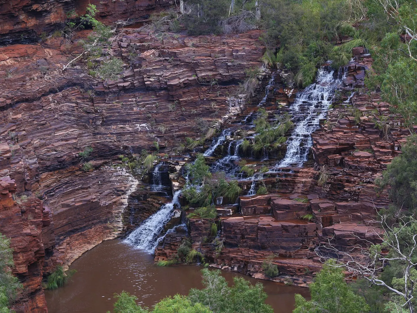 Fortescue Falls in der Dales Gorge, Karijini National Park