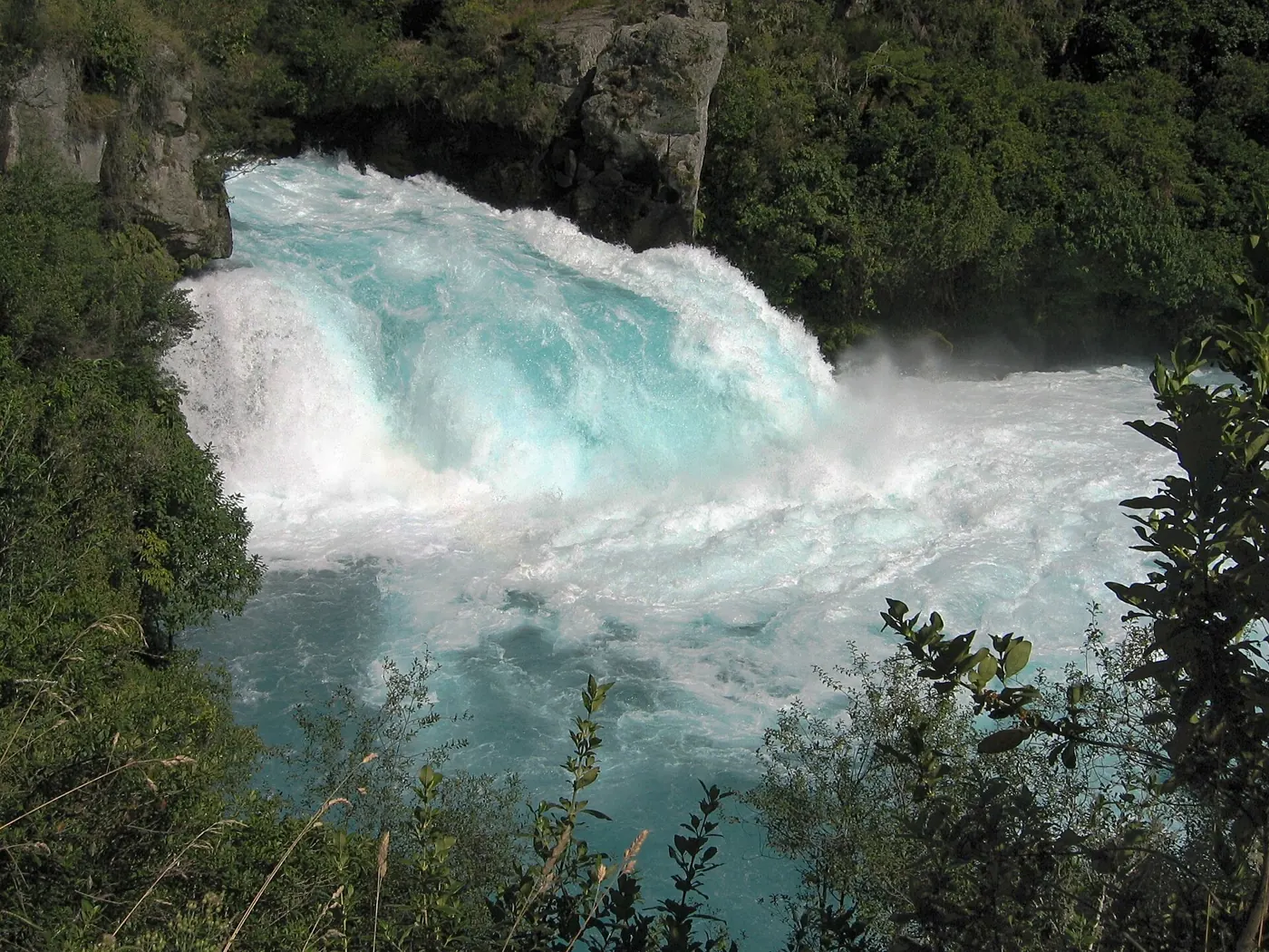 Huka Falls am Waikato River, Taupō
