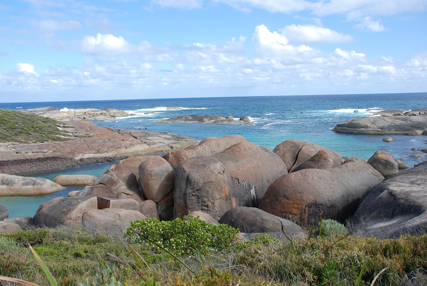 Granitfelsen an den Elephant Rocks, Denmark