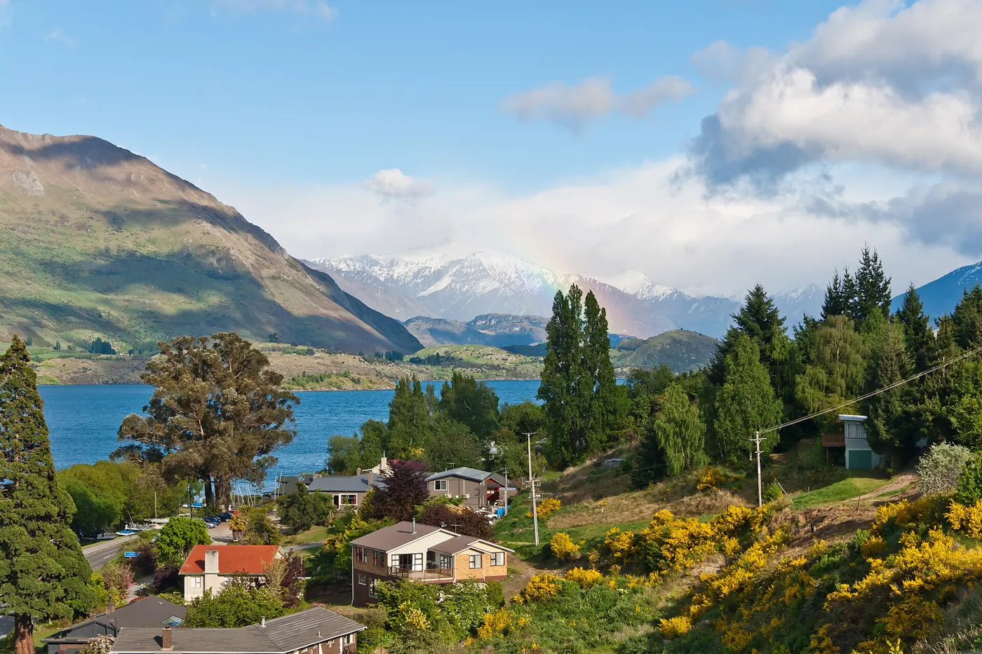 Lake Wānaka und die Südalpen