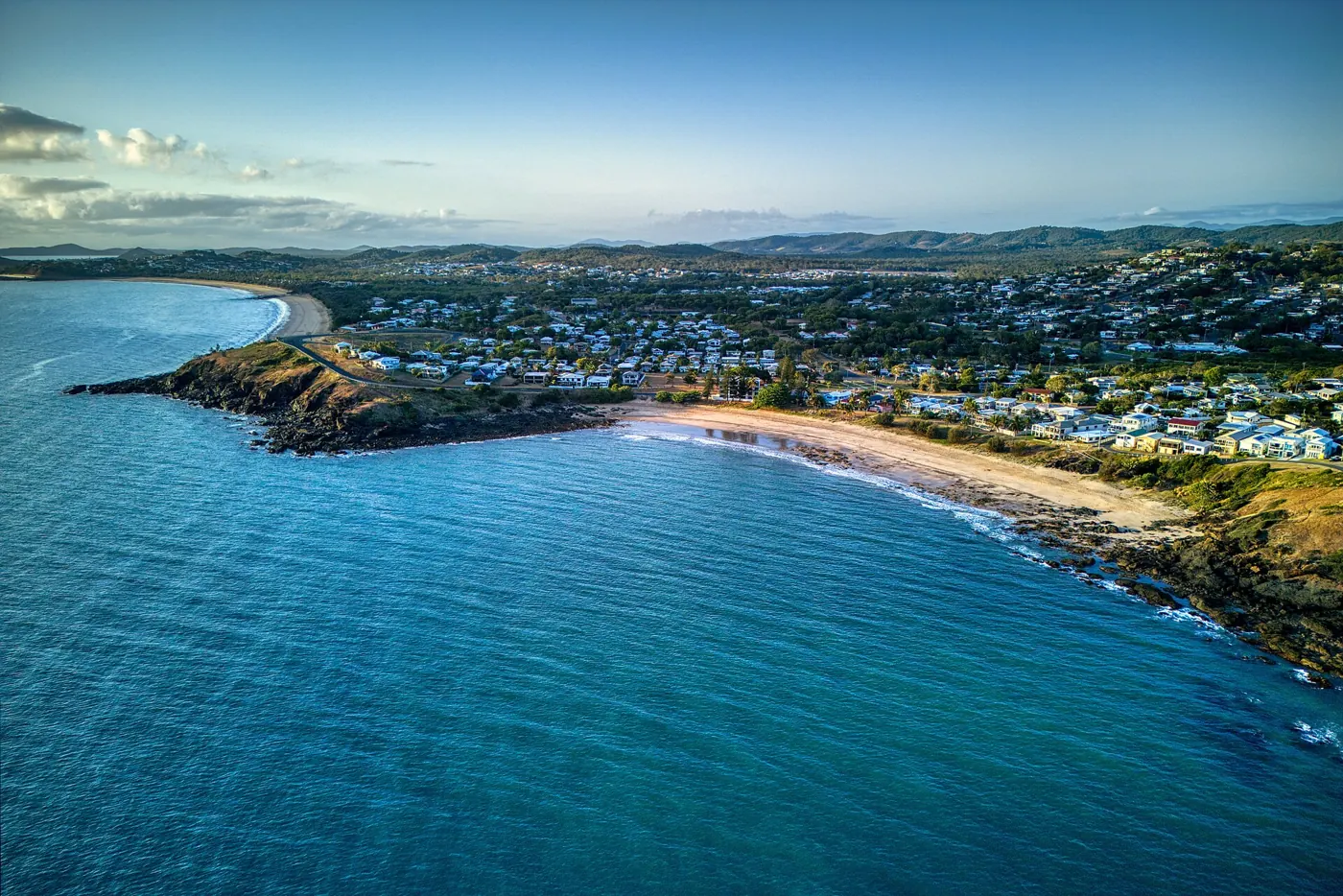 Luftaufnahme von Yeppoon an der Capricorn Coast