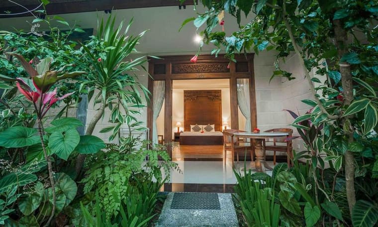 Hotel in Ubud, Unterkunft bei Bali Adventure, 12 Tage von Canggu nach Ubud