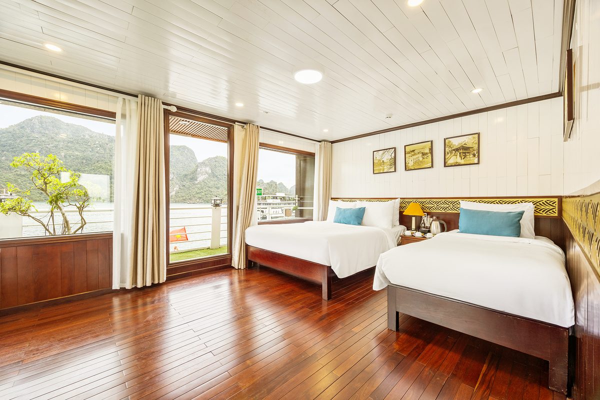 Übernachtungsboot in der Ha Long Bay, Unterkunft bei Epic Asia, 38 Tage