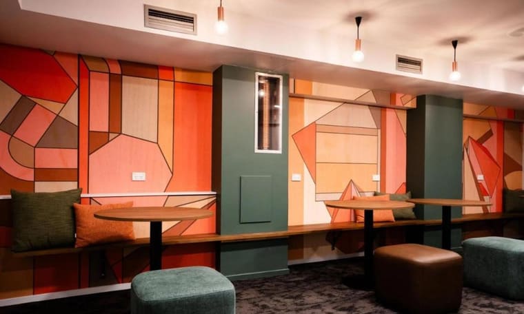 Hostel in Wellington, Unterkunft der NZ Adventure North, 9 Tage Auckland bis Wellington