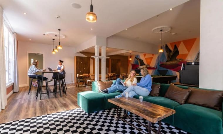 Hostel in Christchurch, Unterkunft der NZ Adventure South, 9 Tage Christchurch bis Queenstown