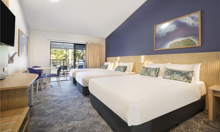 Resort in Mission Beach, Unterkunft der Oz East Coast Adventure, 20 Tage Brisbane bis Cairns