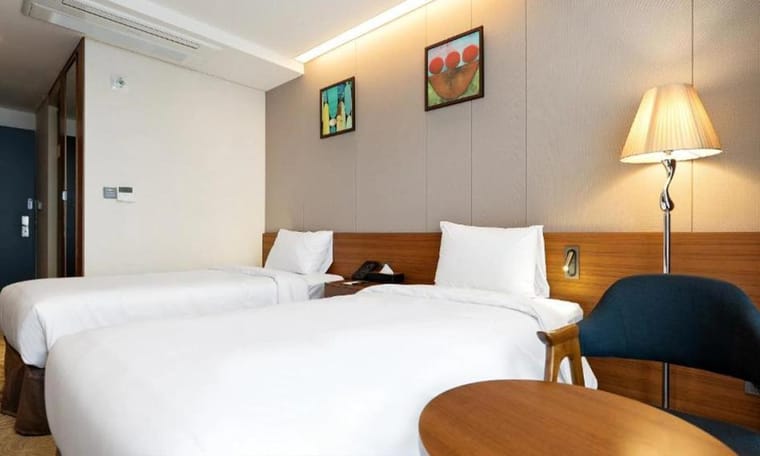 Hotel in Jeonju, Unterkunft der South Korea Adventure, 10 Tage
