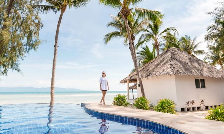 Resort auf Koh Phangan, Unterkunft der Thailand Adventure, 12 Tage Bangkok bis Koh Phi Phi