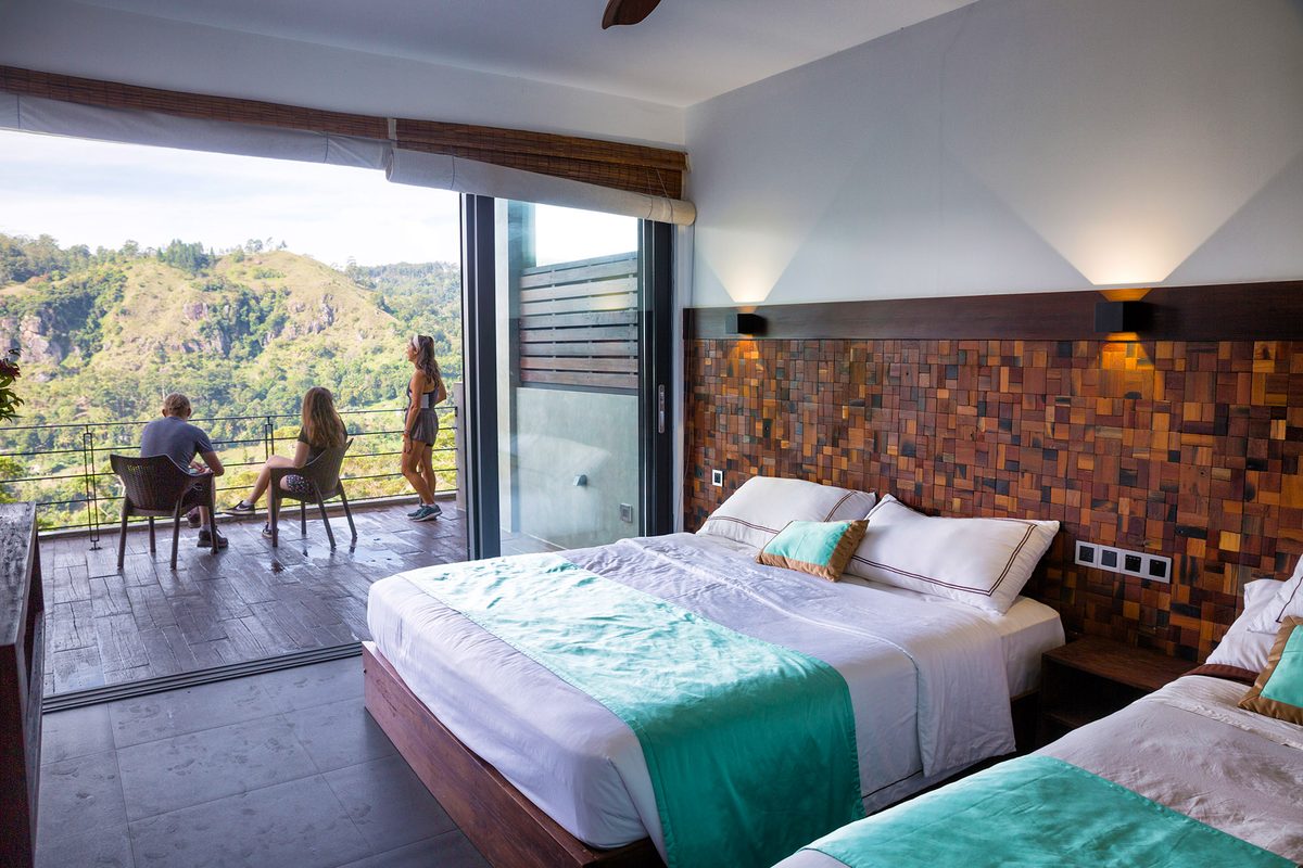 Berghotel in Ella, Unterkunft der Ultimate Asia, 75 Tage